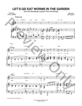 Let's Go Eat Worms In The Garden piano sheet music cover